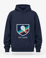 Padel hoodie unisex navy med dit eget logo