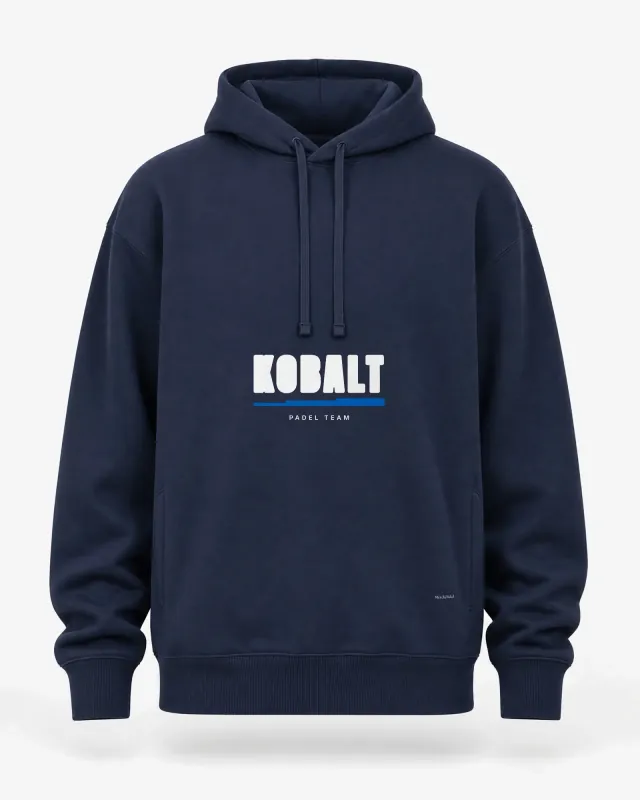 Padel hoodie unisex navy med dit eget logo