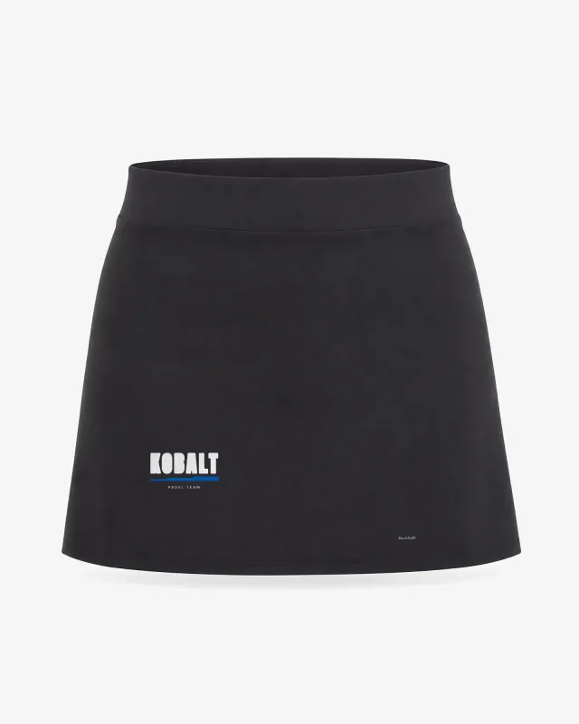 Padel nederdel dame sort med dit eget logo