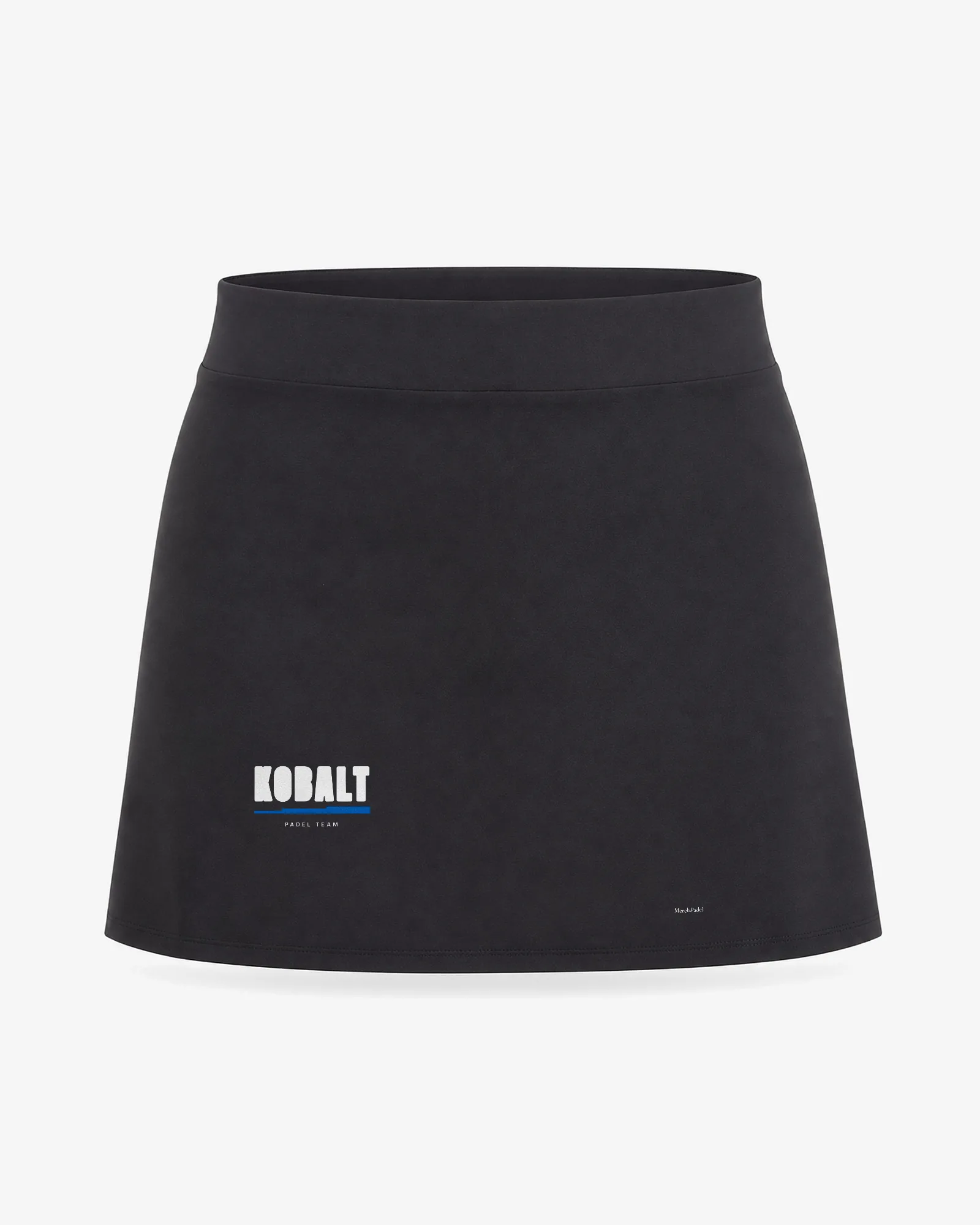 Padel nederdel dame sort med dit eget logo