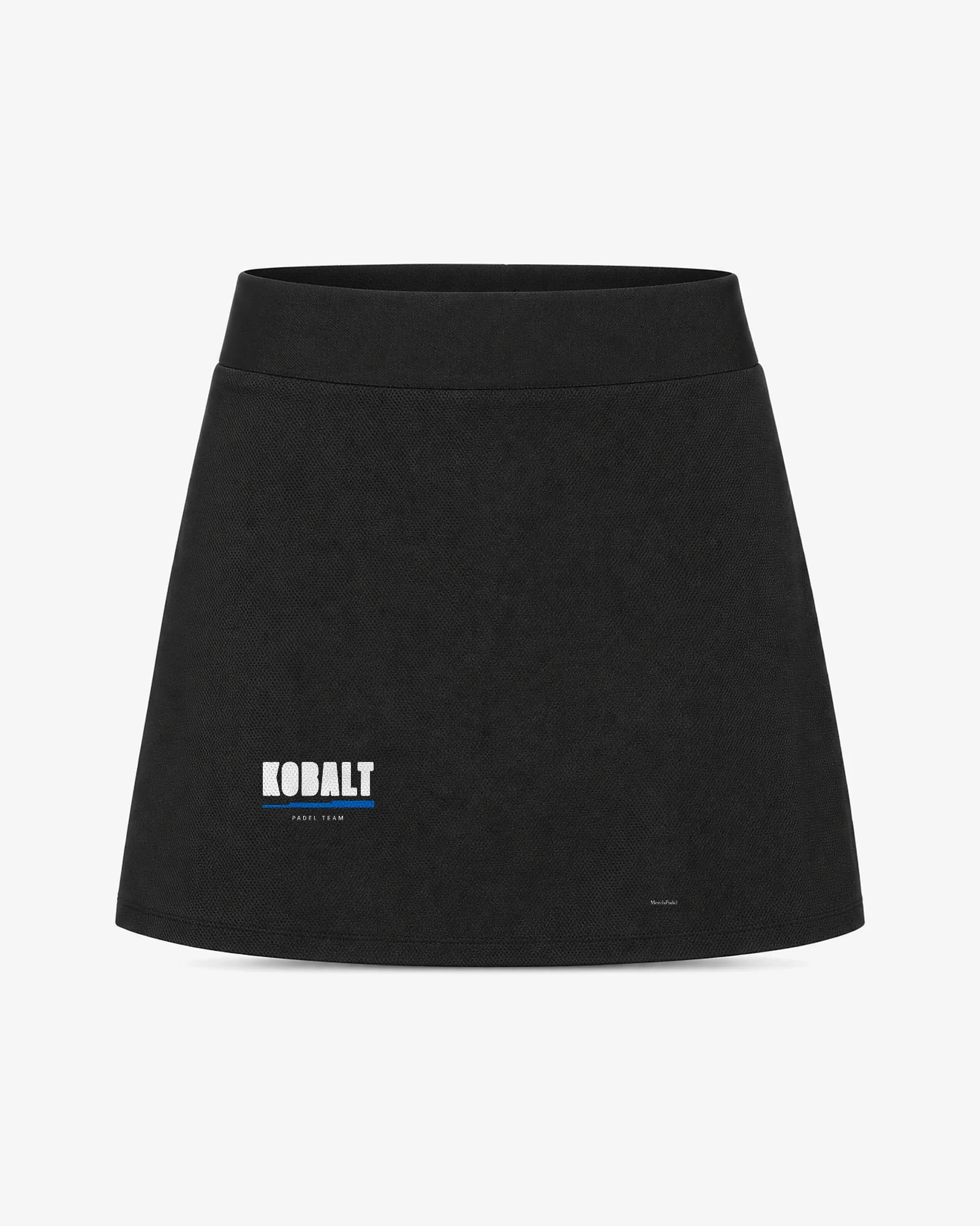 Padel nederdel børn sort med dit eget logo