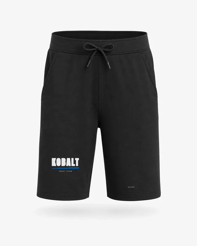 Padel shorts børn sort med dit eget logo