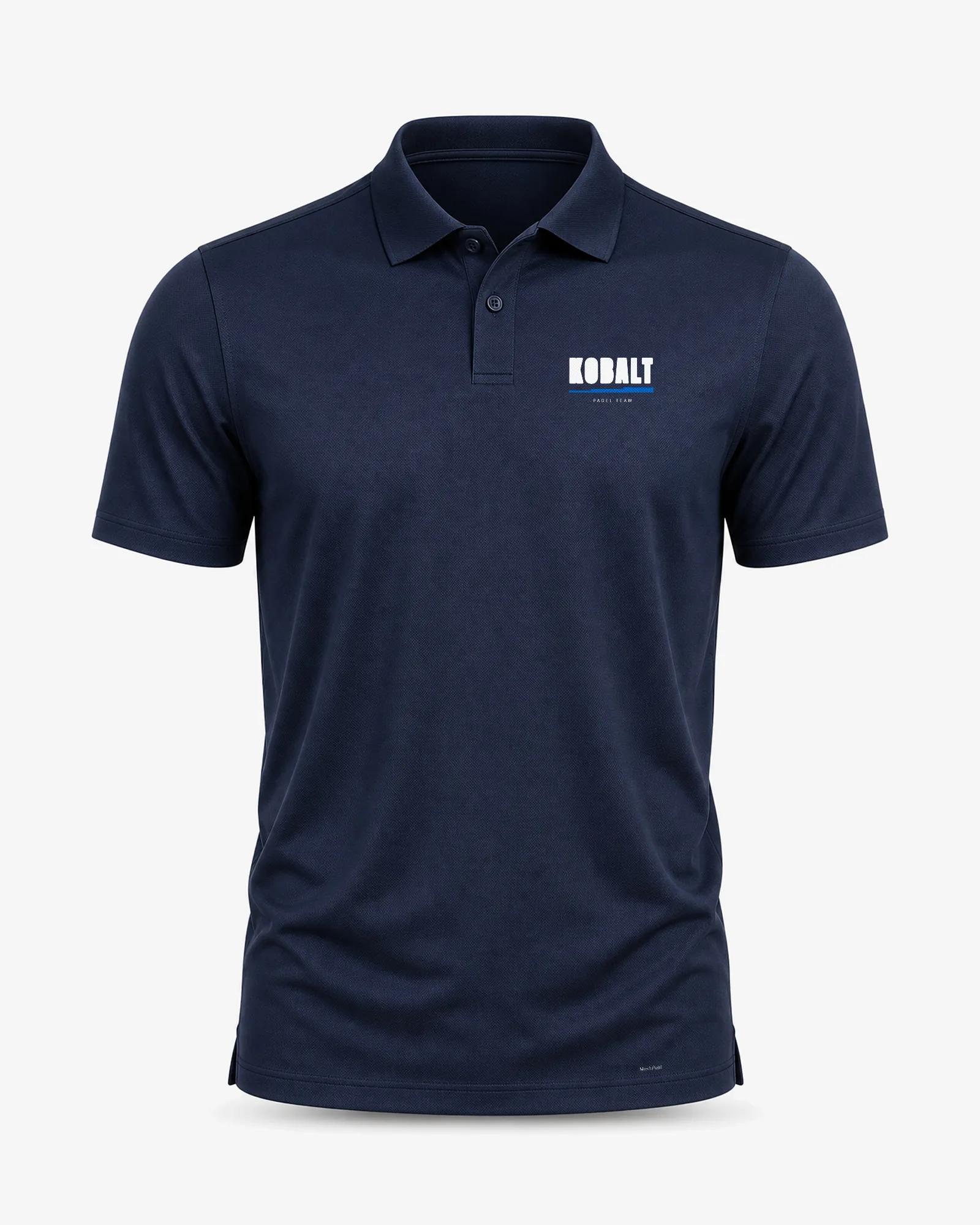 Performance polo navy med dit eget logo